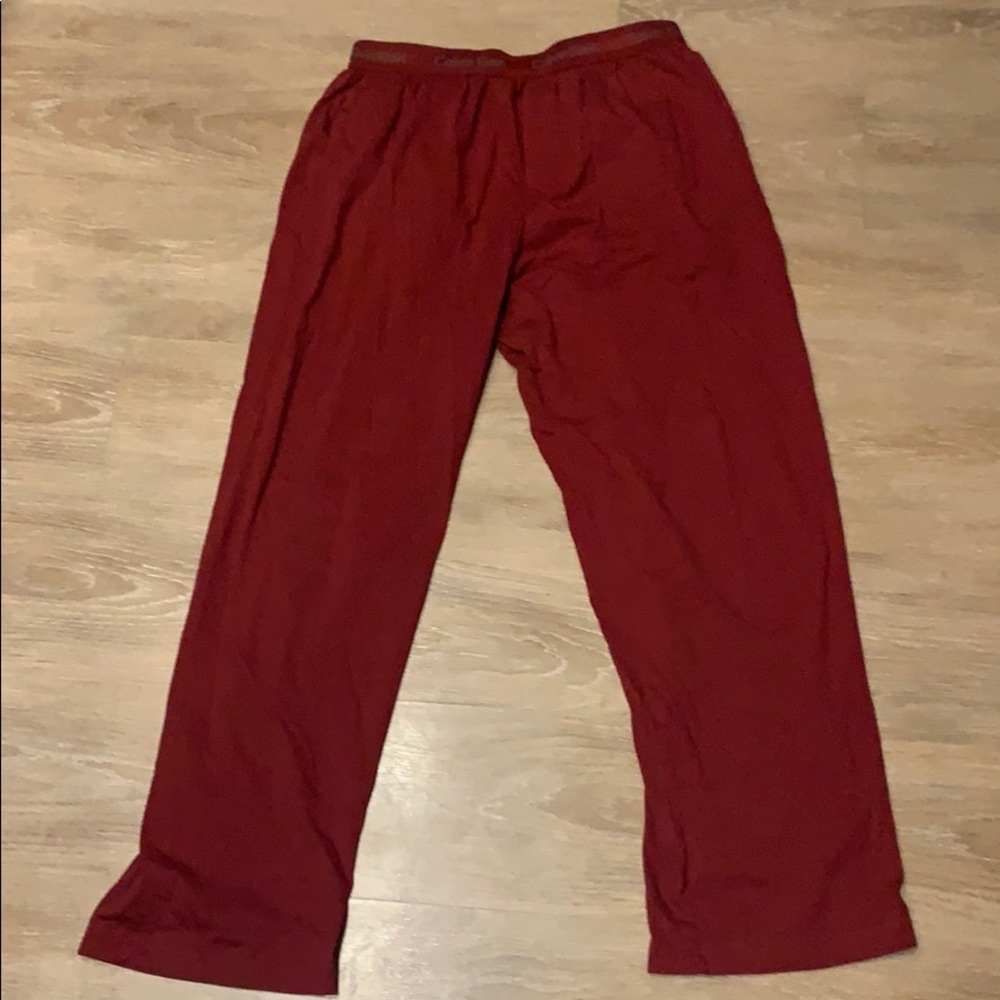 Men’s Large Calvin Klein Red Pajama Bottoms